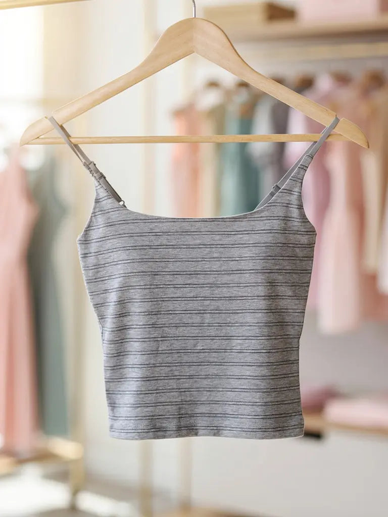 Seamless Striped Padded Camisole The Twyra Collections