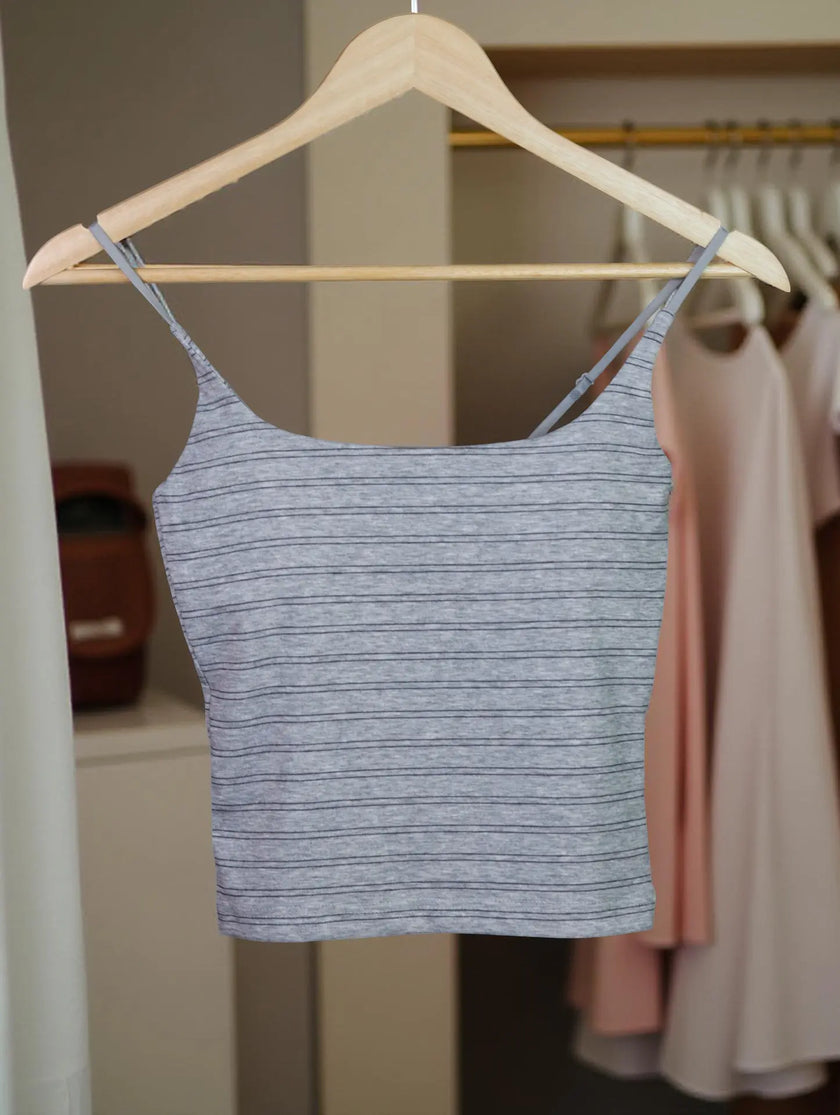 Seamless Striped Padded Camisole The Twyra Collections