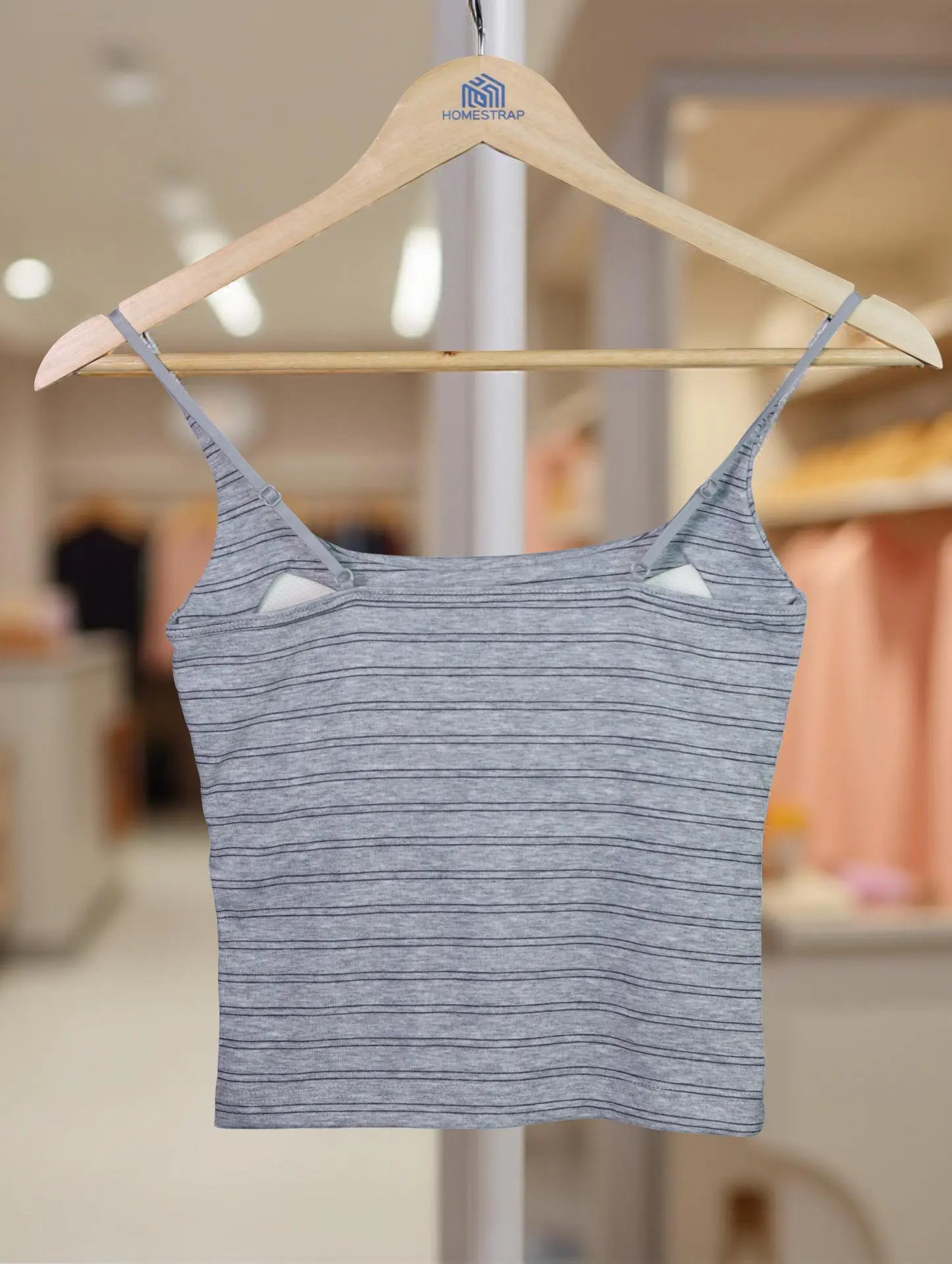 Seamless Striped Padded Camisole The Twyra Collections
