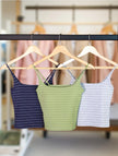 Seamless Striped Padded Camisole The Twyra Collections