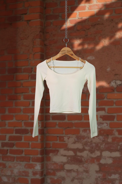 Padded Essential Long-Sleeve Top