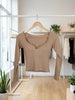 Padded Ribbed Top The Twyra Collections