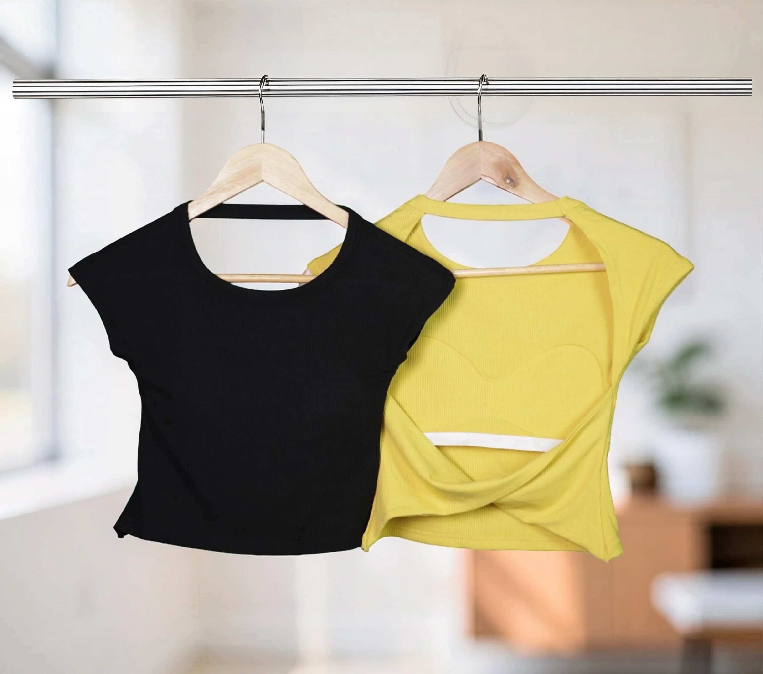 Cross Back Sculpt Padded Top The Twyra Collections