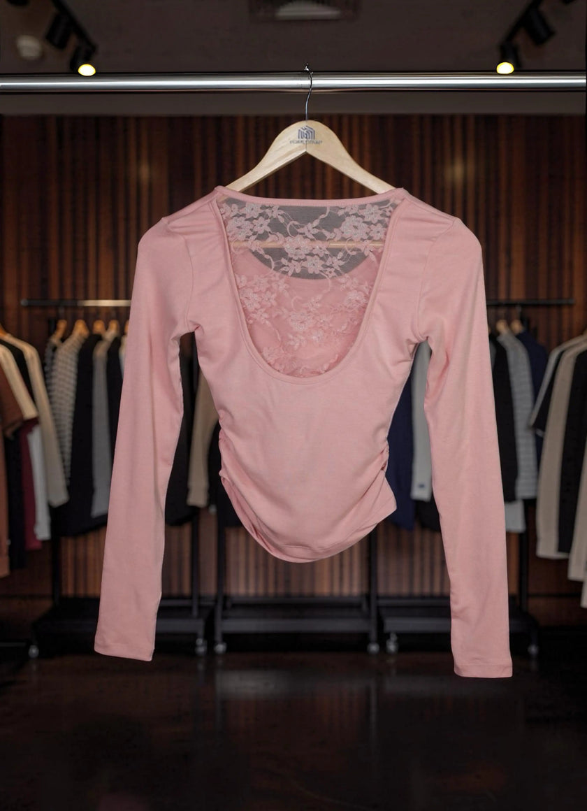 Lace Back Sculpt Padded Top The Twyra Collections