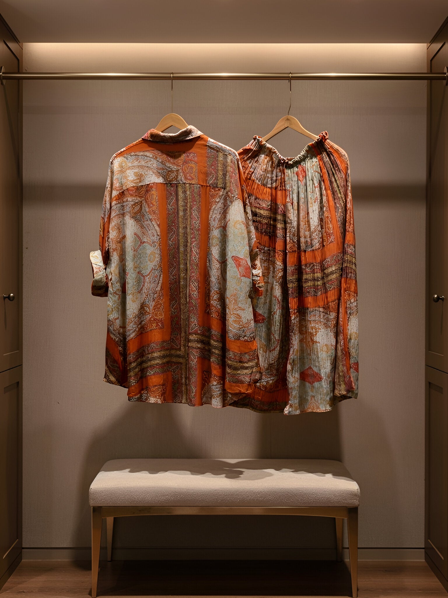 Printed Flow Co-ord Set