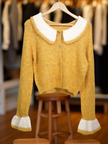Peter Pan Collar Cardigan