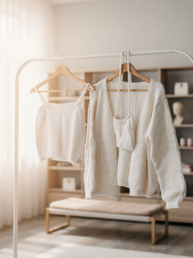 Soft Knit 3-Piece Winter Cardigan Set