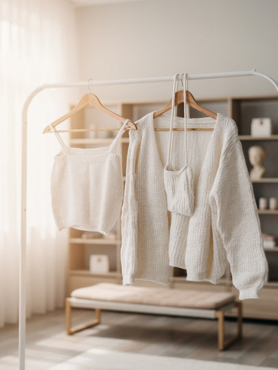 Soft Knit 3-Piece Winter Cardigan Set