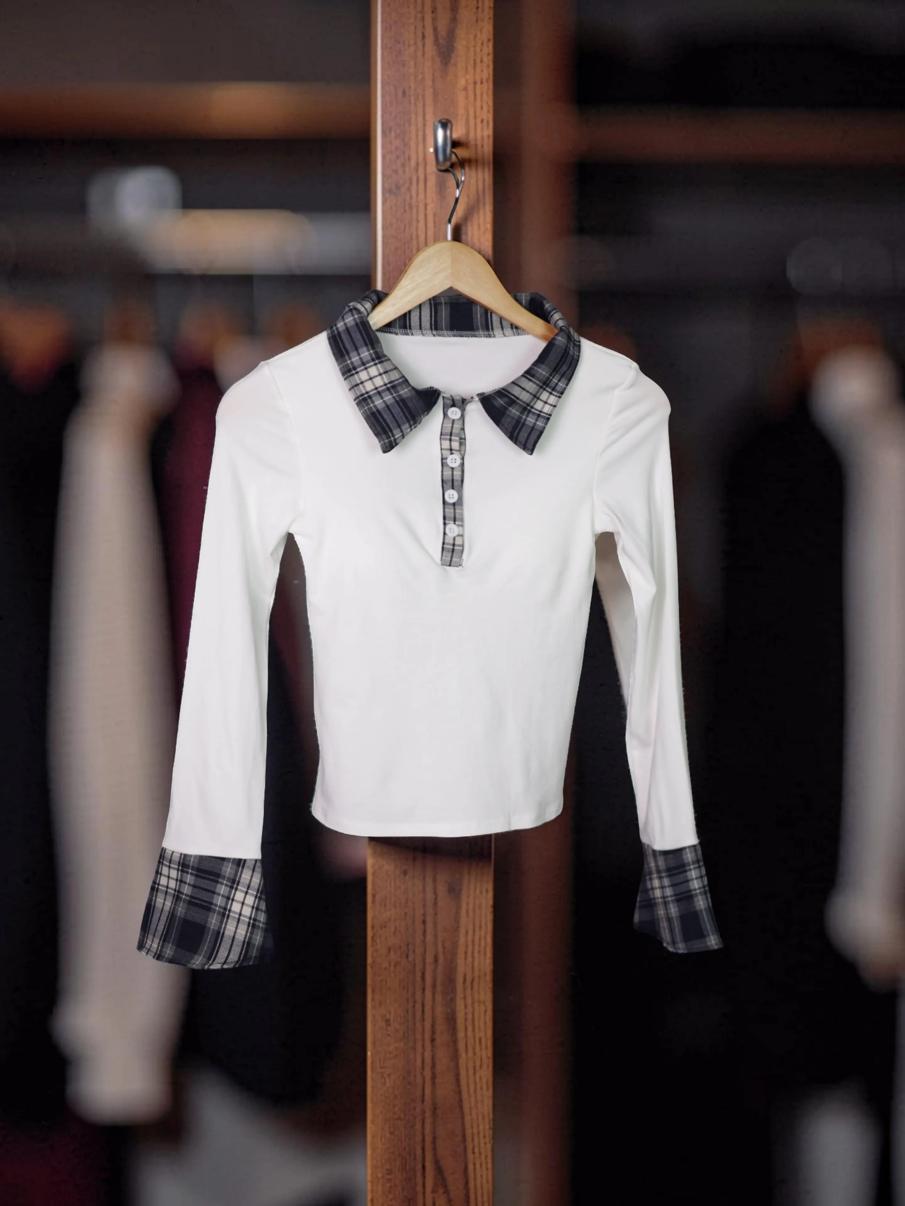 Prep Chic Collared Top The Twyra Collections