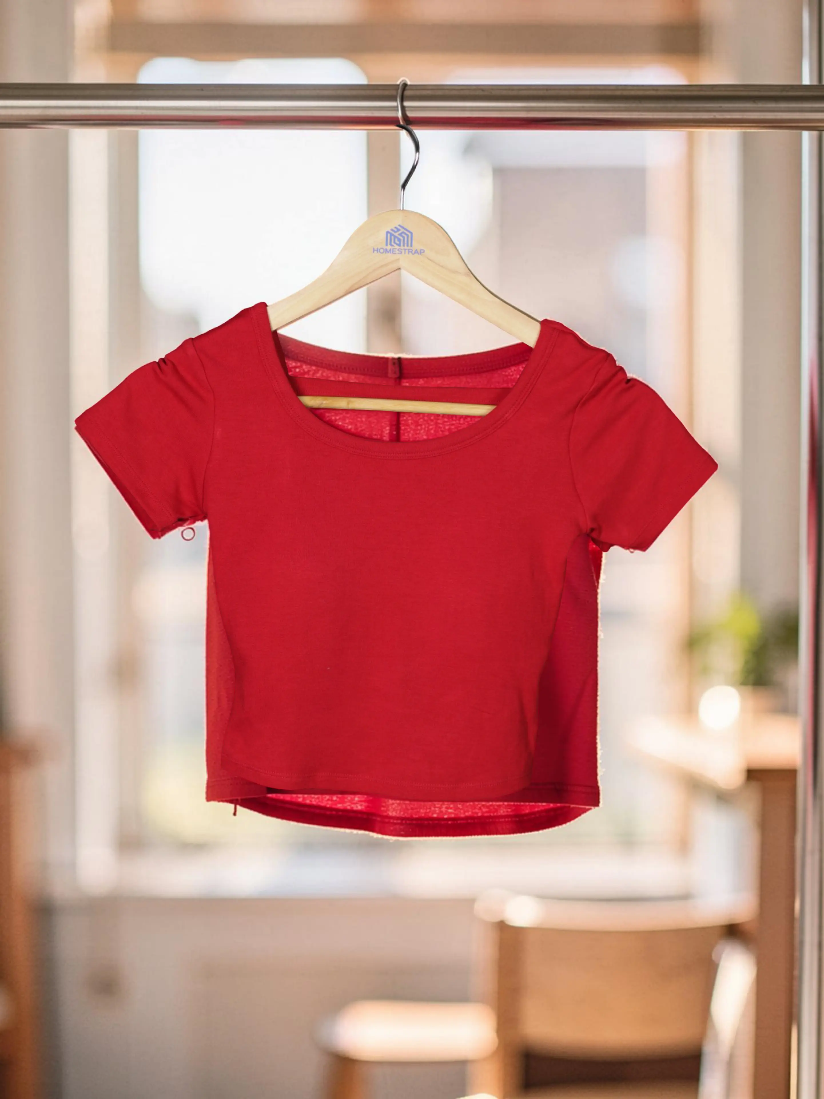 Cross Curve Padded Crop Top The Twyra Collections
