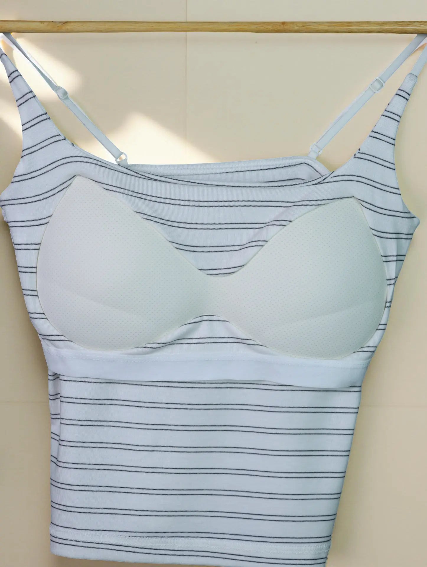 Seamless Striped Padded Camisole The Twyra Collections