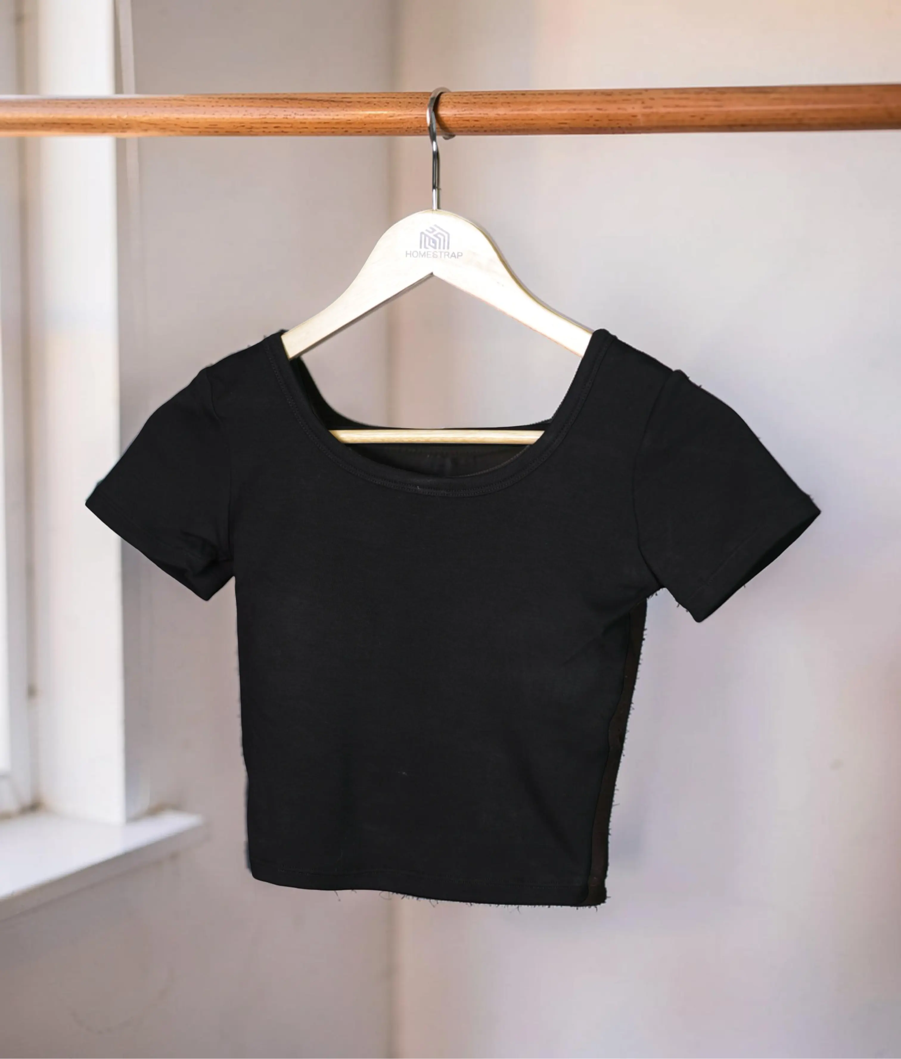 Cross Curve Padded Crop Top The Twyra Collections