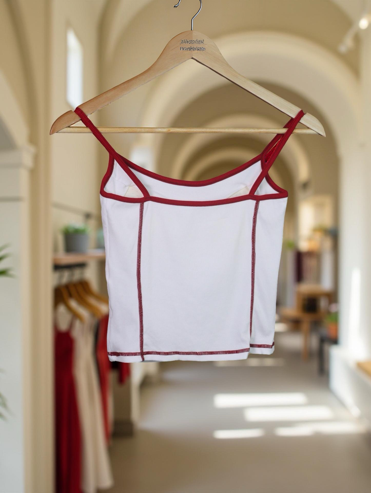 Graphic Padded Camisole Top