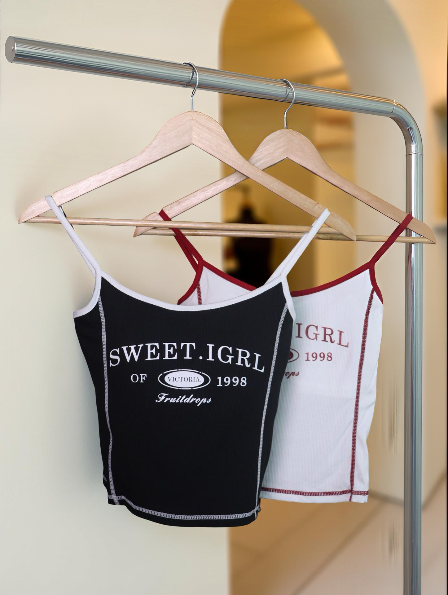 Graphic Padded Camisole Top