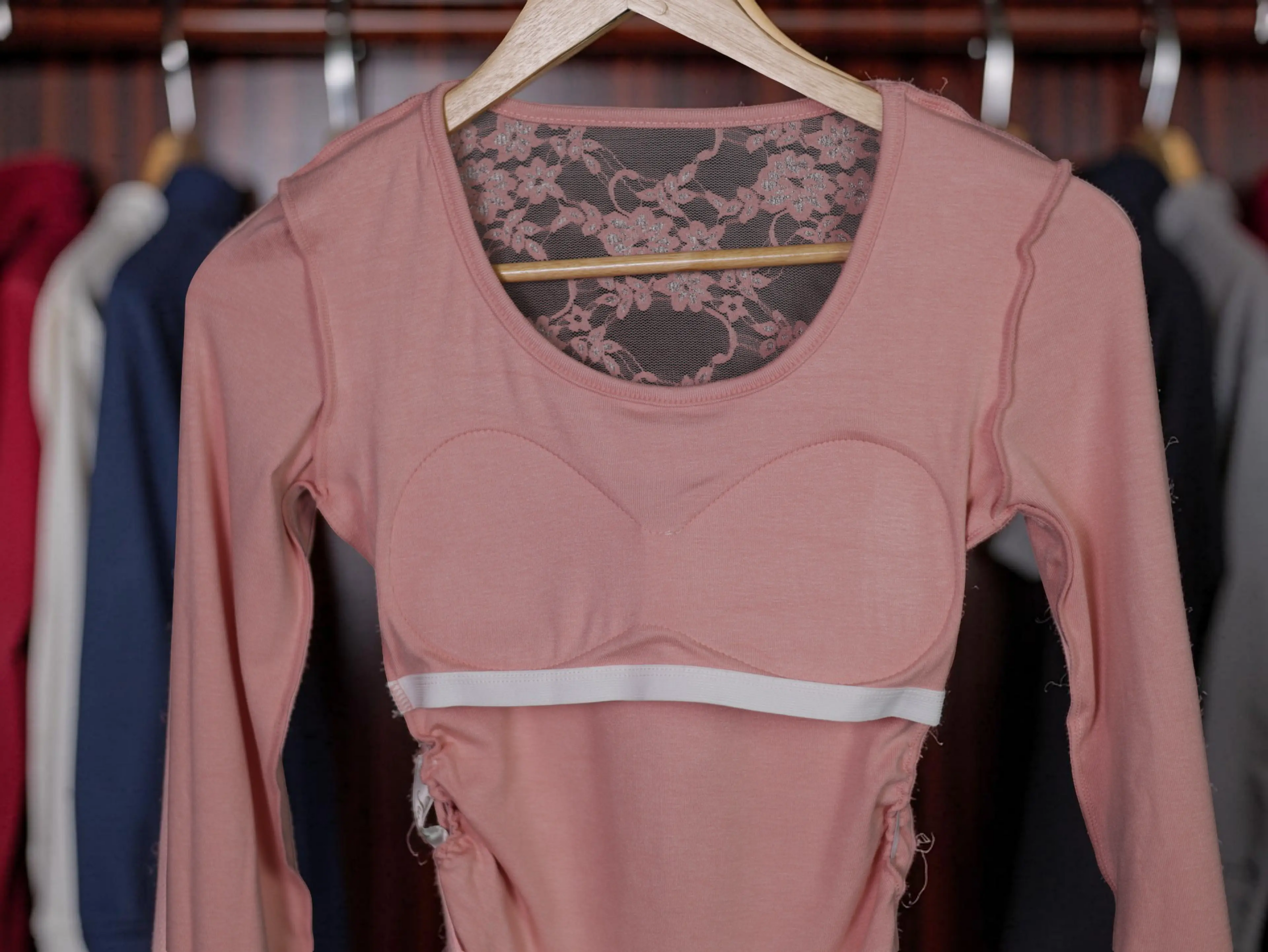 Lace Back Sculpt Padded Top The Twyra Collections