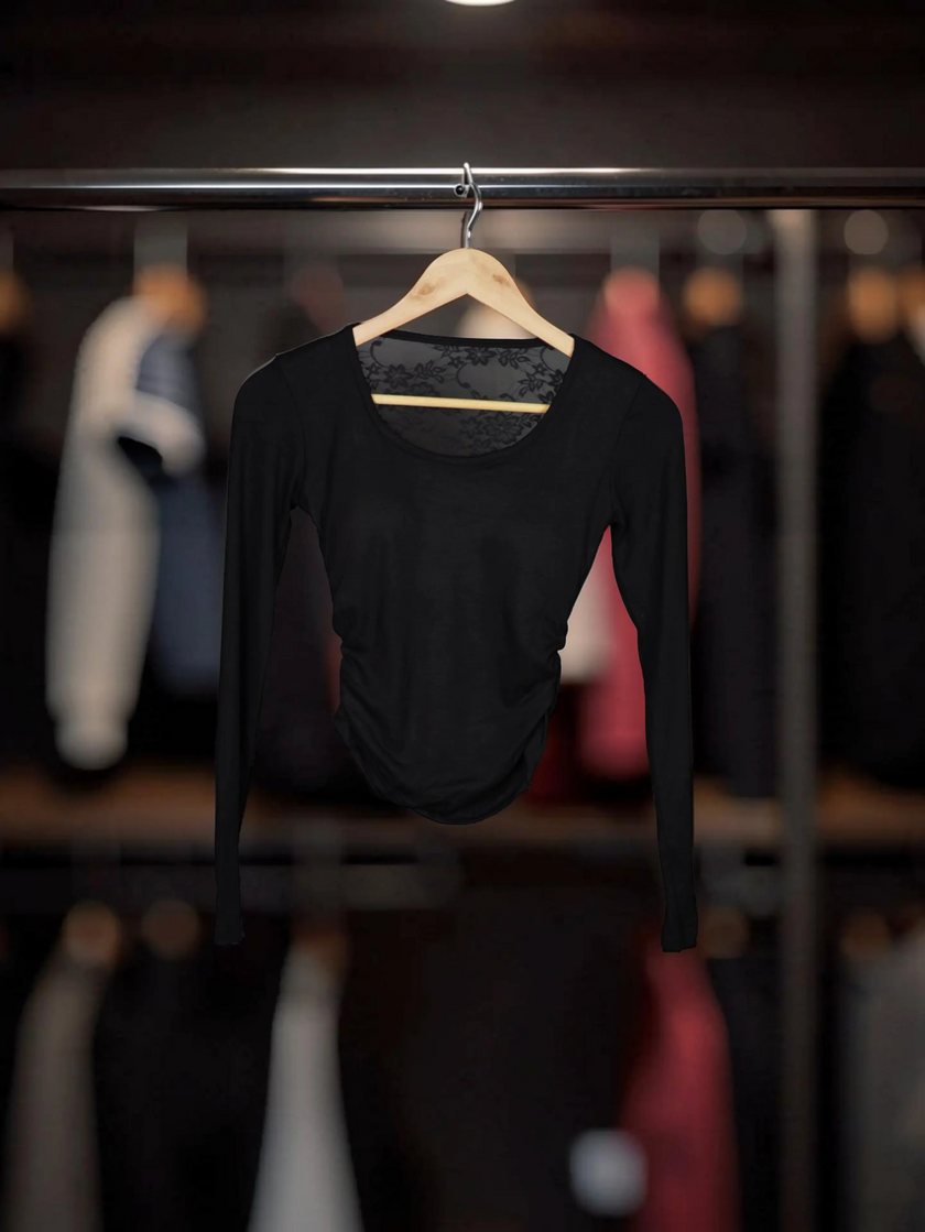 Lace Back Sculpt Padded Top The Twyra Collections
