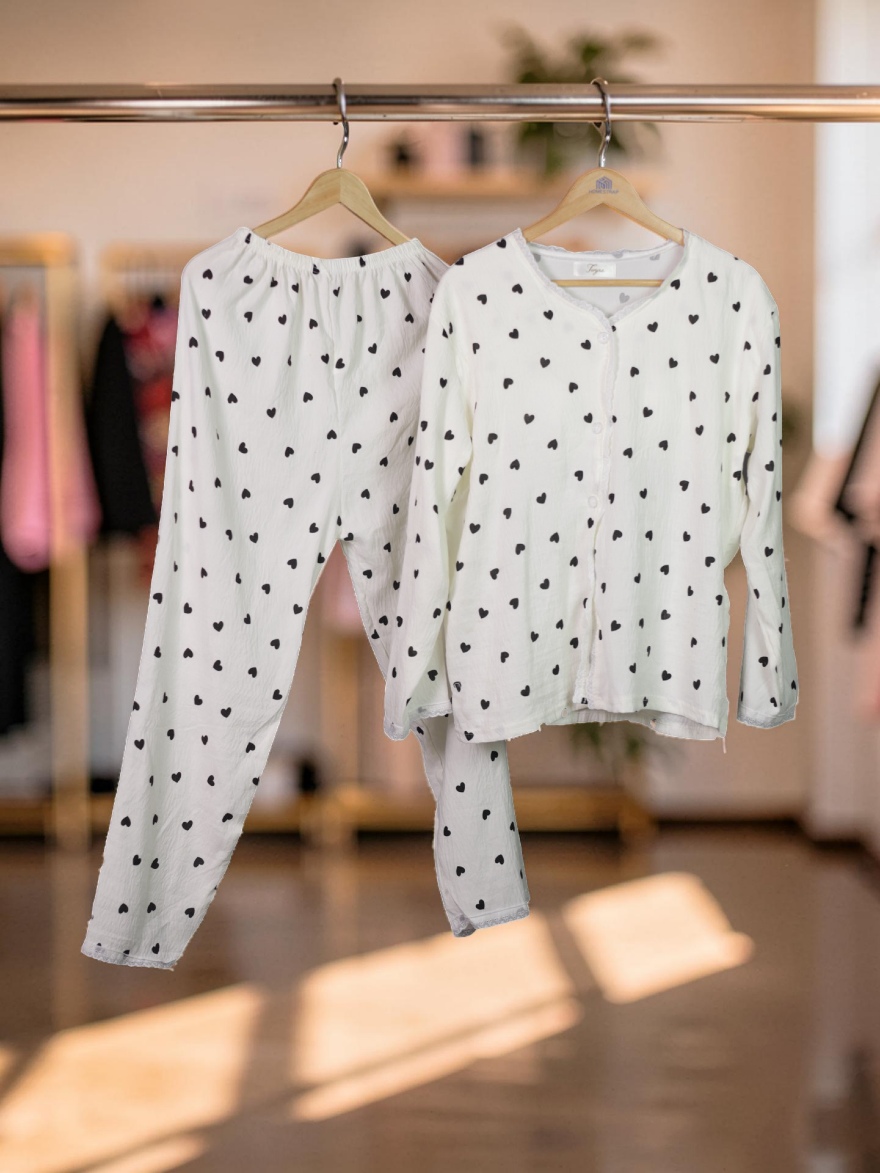 Moonlight Hearts Padded Lounge Set