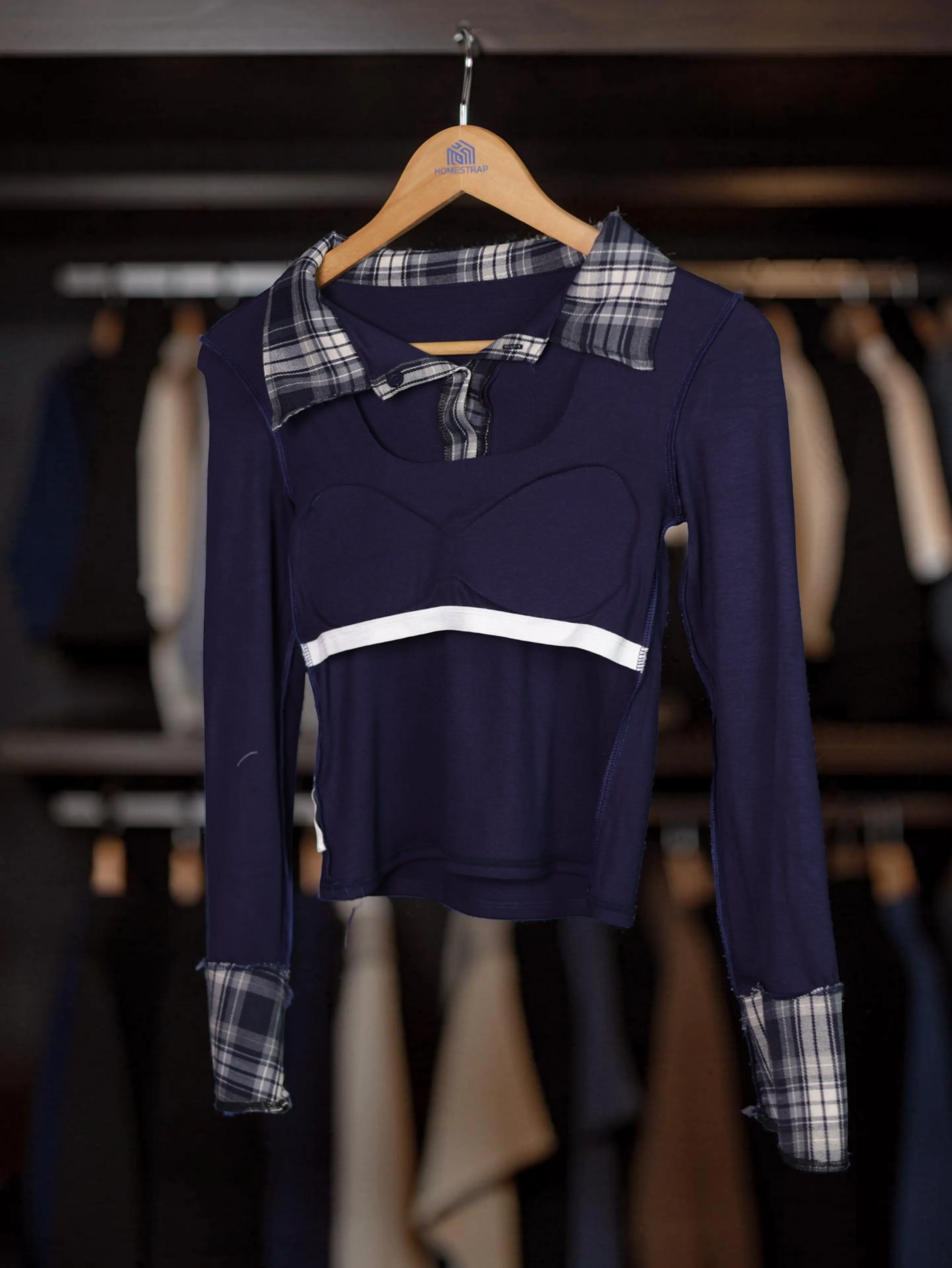 Prep Chic Collared Top The Twyra Collections
