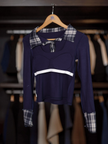Prep Chic Collared Top The Twyra Collections