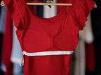 Ruffle Charm Padded Top The Twyra Collections