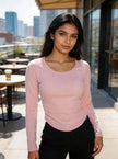 Lace Back Sculpt Padded Top The Twyra Collections