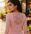 Lace Back Sculpt Padded Top The Twyra Collections