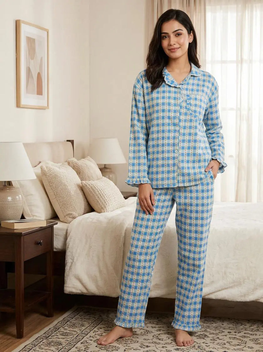 Sky Bloom Padded Lounge Set The Twyra Collections